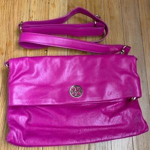 Pink Tory Burch like New soft leather with strap